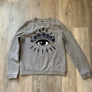 grey Kenzo eye sweatshirt